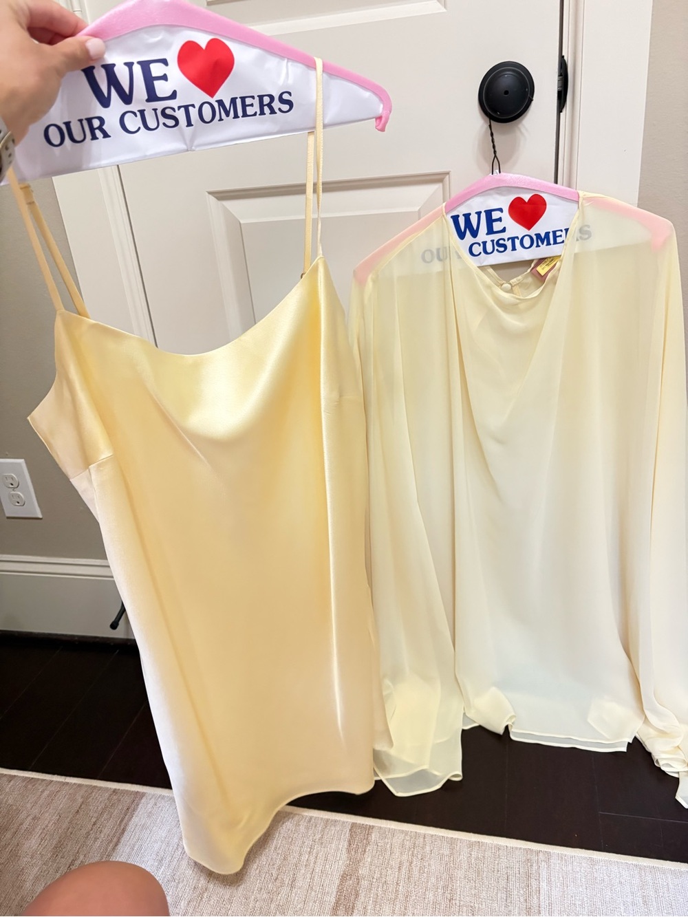 Show Me Your Mumu Pale Yellow Sheer Slip Dress - Picture 2 of 4